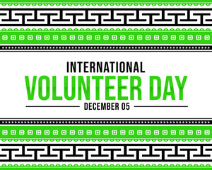 International volunteer day december 5 celebration for community service event