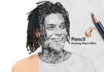 Pencil Drawing Photo Effect
