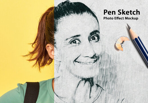 Pencil Sketch Photo Effect