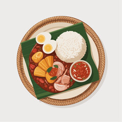 Nasi Lemak A Malaysian Culinary Delight.