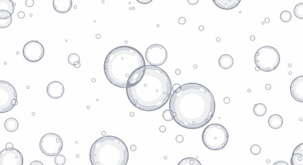Delicate bubbles floating gently create a clean, modern aesthetic for backgrounds, overlays, and charming designs with a light, airy feel