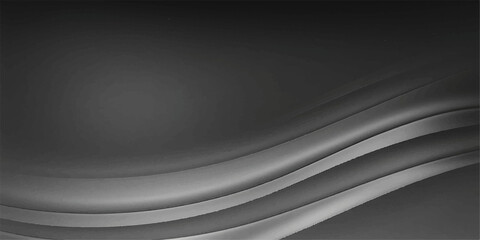 Abstract black and white vector art with wavy lines, smoke, light, and curve texture for modern business design wallpaper illustration