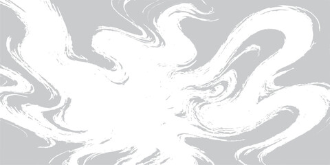 Black and white abstract vector pattern with seamless wave lines and subtle decoration design