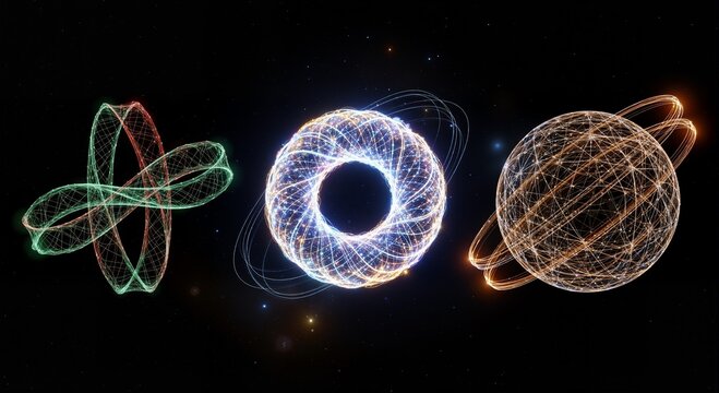 Quantum Spheres in Space