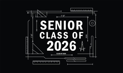 senior class of 2026 t shirt design