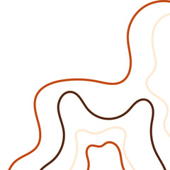 Topographic Abstract Corner