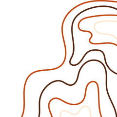 Topographic Abstract Corner