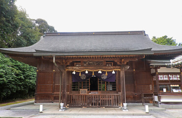 Fototapeta premium 城山稲荷神社・拝殿（島根県・松江市）