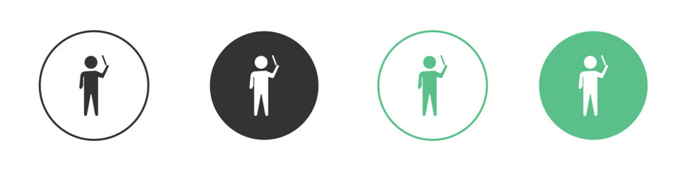 Conductor icon for web design, templates, infographics and more