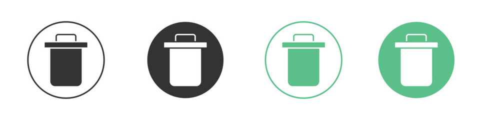 Garbage icon for web design, templates, infographics and more