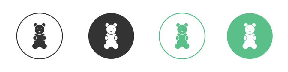 Gummy bear icon for web design, templates, infographics and more