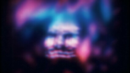 Smooth gradient background with artistic noise and grain texture for innovative design elements