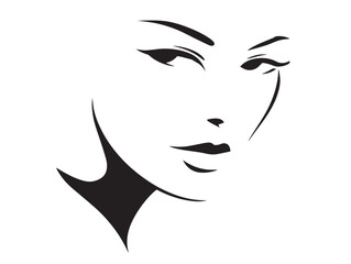 Cosmetic icon 2D vector line art in a clean minimalist design