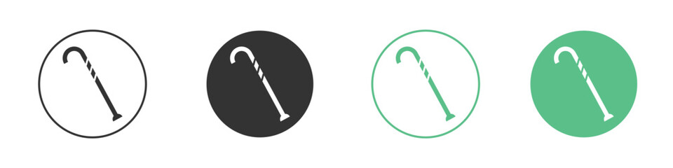 Walking stick icon for web design, templates, infographics and more