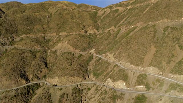 The Caracoles Villavicencio wind dramatically through steep slopes of the precordillera, in Mendoza&rsquo;s Villavicencio Nature Reserve.