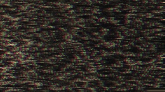 砂嵐の映像エフェクト_Static effect video for TV, video, etc.