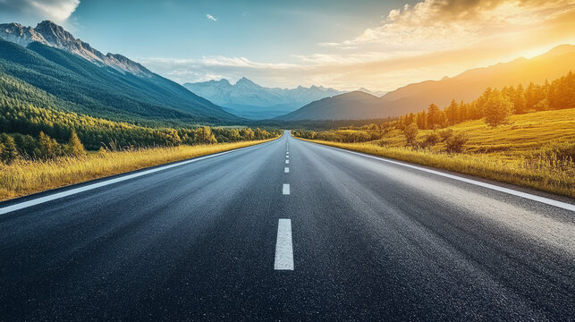Outdoor highway car advertisement background image