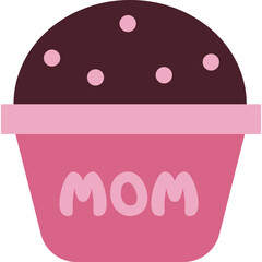 Cupcake Mother's Day Illustration