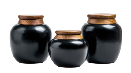 black and white wine bottles on the white background