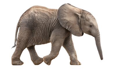 Obraz premium A elephant animal on the white background