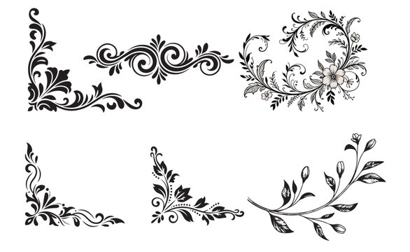 ornaments vector design elements clipart