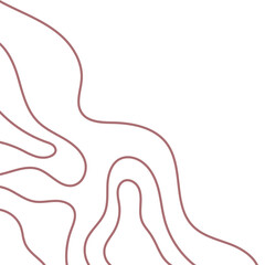 Fototapeta premium Topographic Abstract Corner