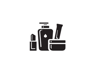 Beautiful Cosmetic Icon Featuring Nice Minimal Beauty Product Design  