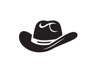 Elegant Cowboy Hat Icon Showing Beautiful Western Fashion Style  