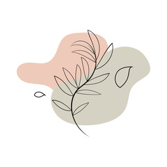 Leaves With Absrract Shape