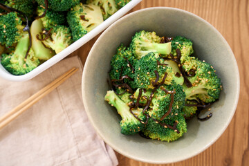 ブロッコリーと塩昆布のナムル