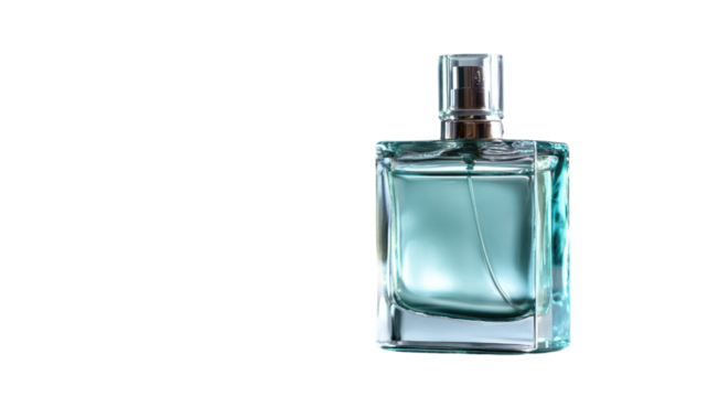perfume bottle isolated on white background