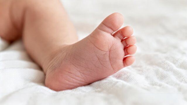 Baby Toes Close-up Macro Tiny Feet Detail