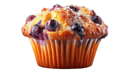 chocolate muffin isolated on white background