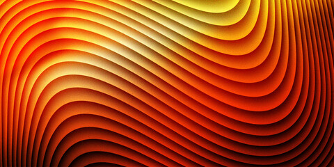 Warm Gradient Waves of Orange and Yellow Abstract Texture background