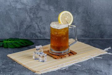 Lemon tea is a zesty, refreshing blend of brewed tea with fresh lemon juice and ice, often sweetened lightly. It’s tangy, thirst-quenching, and perfect as a cooling beverage for any occasion.