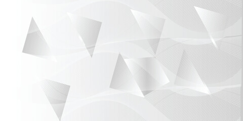 Fototapeta premium abstract honeycomb mosaic white background, group of hexagons are arranged in rows, abstract geometric white texture background