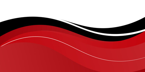 Vector red line background curve element with white space for text and message design, overlapping layers, vector