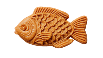 Golden fish illustration drawn in detailed style showcasing shiny scales, elegant fins, and graceful movement isolated on white background