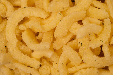 Onion rings as texture