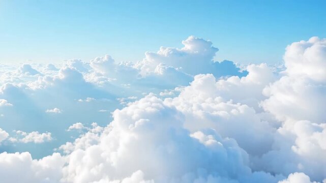 Heavenly skies unfold in slow motion, clouds converge and part in a breathtaking celestial dance, a serene and awe-inspiring atmosphere in 4k