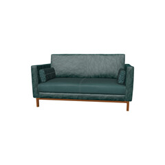 blue sofa