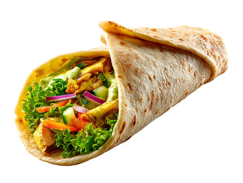 Kathi Roll Savory Filled Wrap Creation