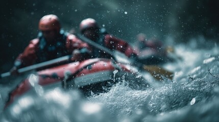 Fototapeta premium River rafting adventure