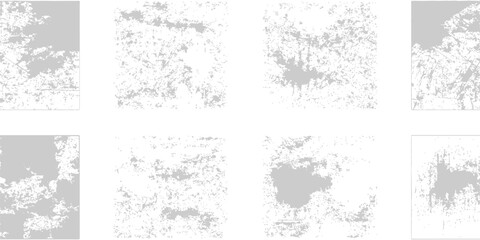 Obraz premium A set of dark gray grunge texture designs for vintage wallpaper, surface, or concrete border illustrations. Hand drawn vector sketch art illustration. Set of black and white abstract background. 