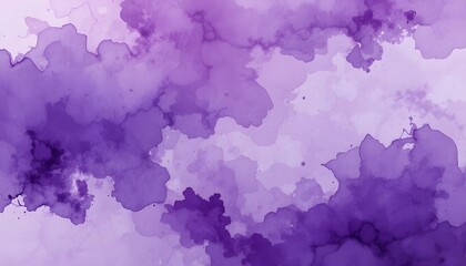 Fototapeta premium Elegant Purple Watercolor Background for Creative and Artistic Designs