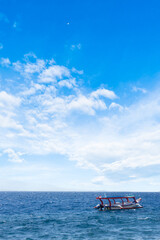 Obraz premium boat on the sea
