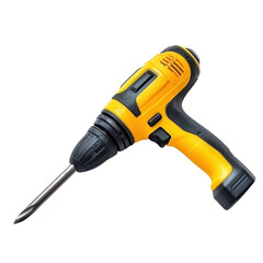 Yellow drill machine tool power equipment hardware industry repair drilling electric black