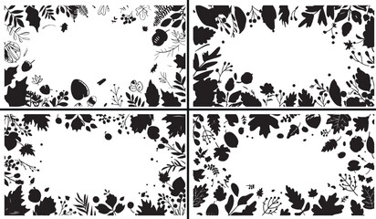 autumn leaves pattern, fall season illustration, botanical leaf vector, nature pattern artwork, leaf autumn design, falling leaves poster, seasonal decor clipart, leaf illustration set, natural botani