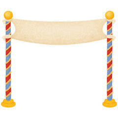 Christmas carnival banner 