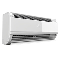 Modern Climate Control White Air Conditioner Unit for Home Cooling Heating Ventilation System Design